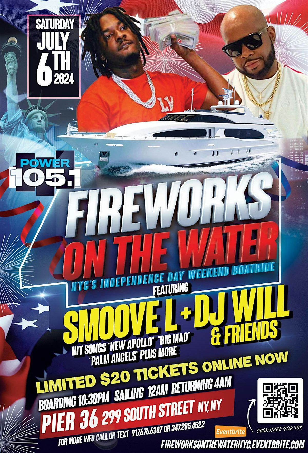 HIP-HOP ARTIST SMOOVE L "NEW APOLLO"  YACHT PARTY INDEPENDENCE WEEKEND