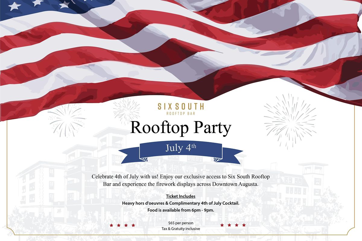 Exclusive 4th of July Rooftop Celebration 2110 Walton Way, Augusta