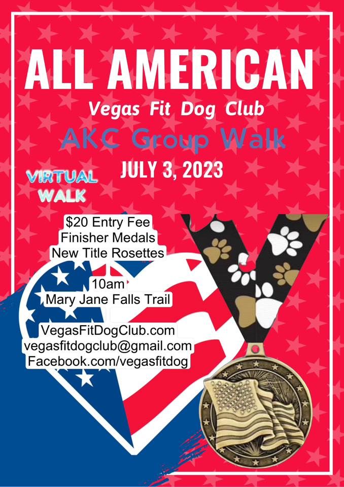 ALL AMERICAN - FIT DOG GROUP WALK