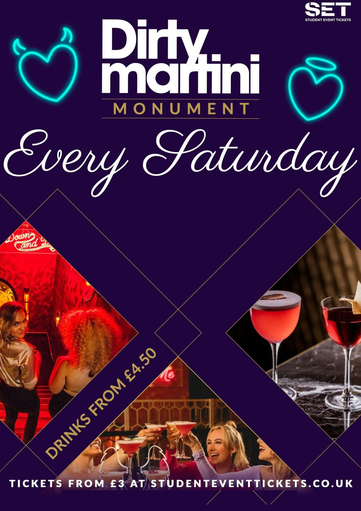 SATURDAYS AT DIRTY MARTINI MONUMENT 5TH JULY