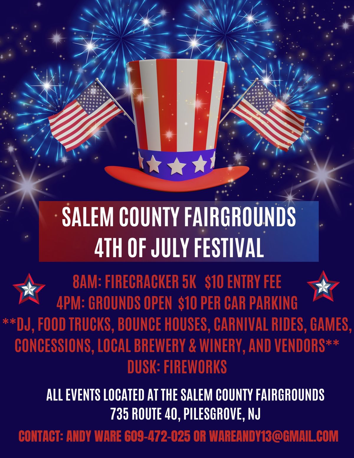 Salem County Fairgrounds Fourth of July Festival