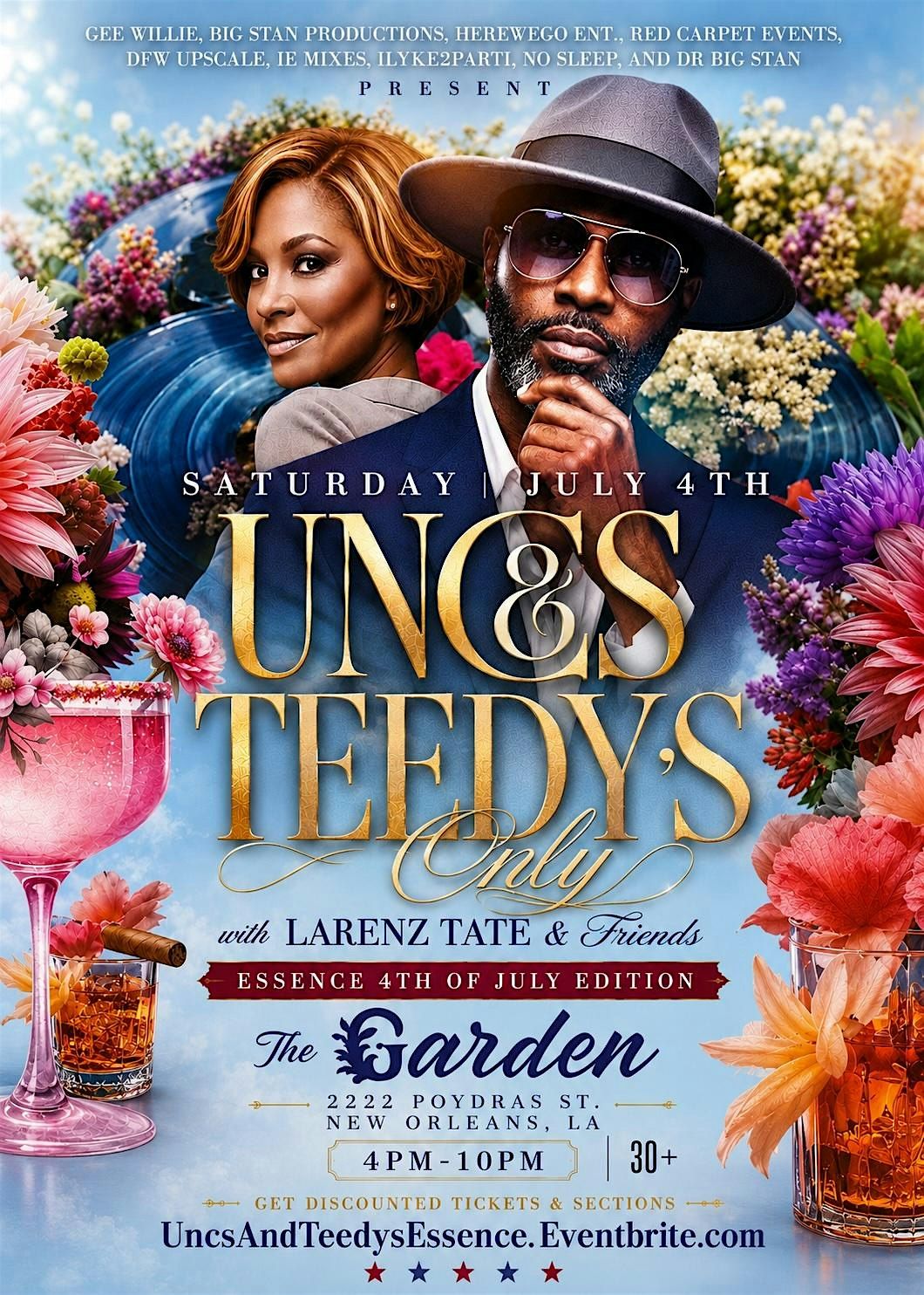 LARENZ TATE & FRIENDS HOST UNCS & TEEDYS ONLY ESSENCE WEEKEND DAY PARTY