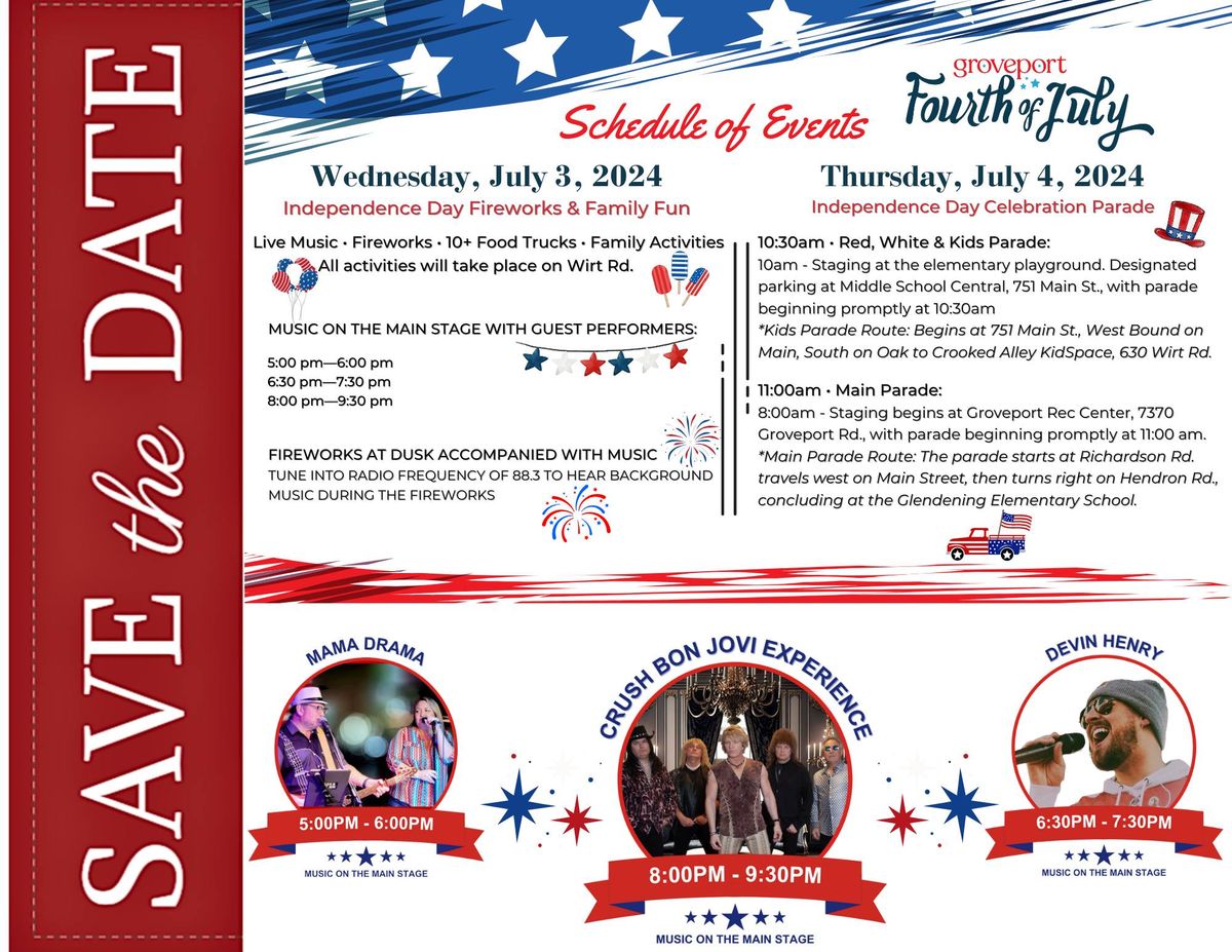 City of Groveport: 2-Day Independence Day Celebration