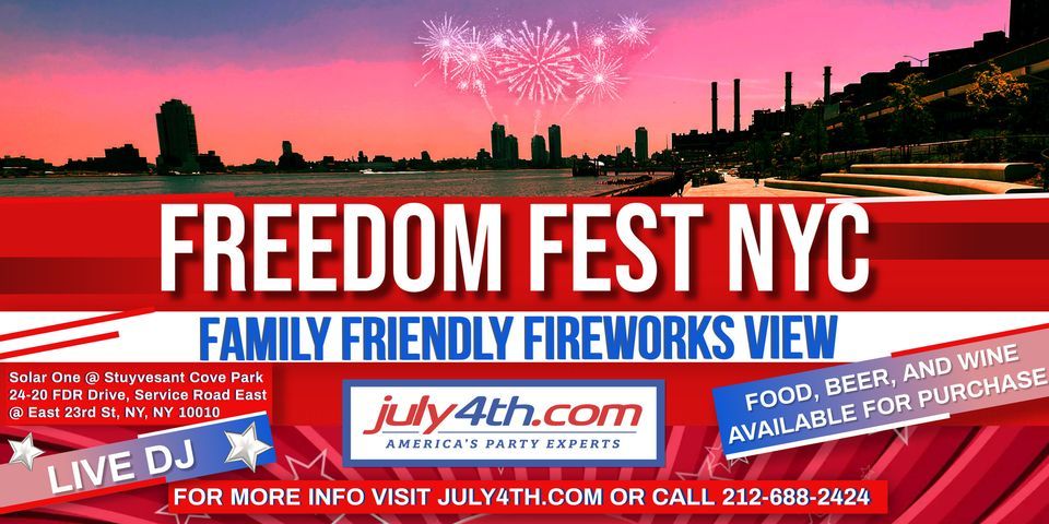 Freedom Fest NYC 4th Of July Fireworks
