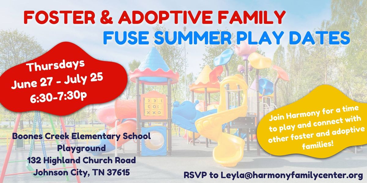 Foster & Adoptive Family Summer Play Dates 132 Highland Church Rd