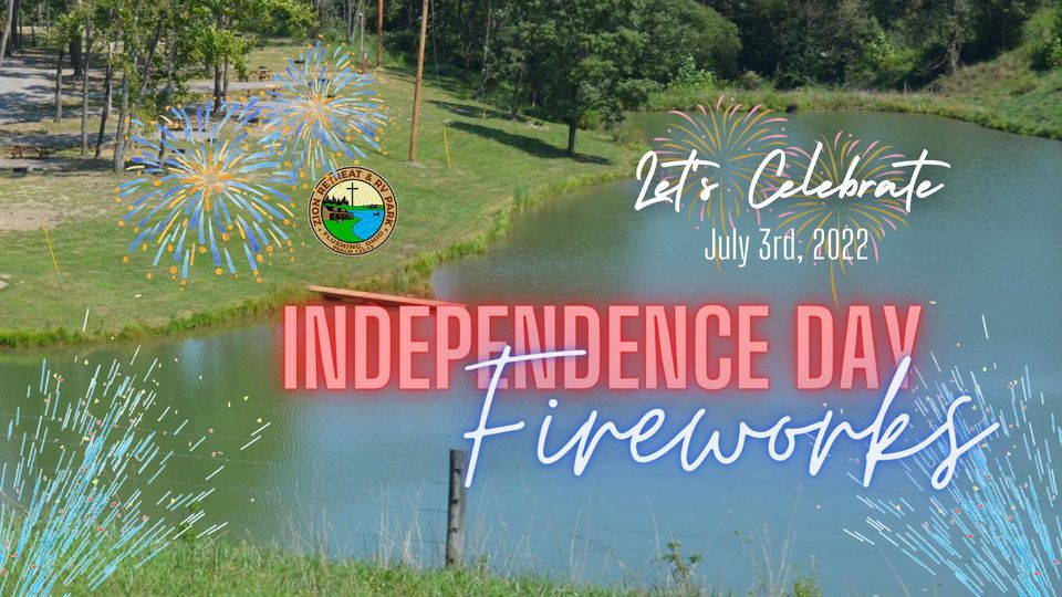 Independence Fireworks Celebration Zion Retreat & RV Park, Flushing