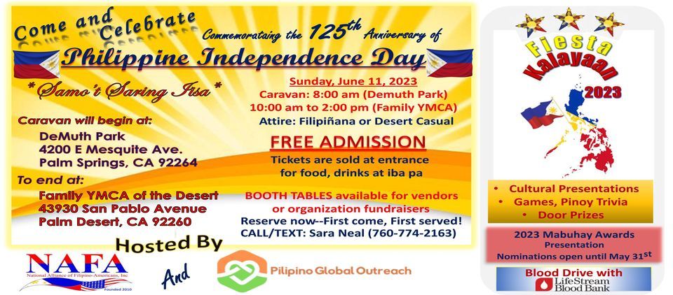 FIESTA KALAYAAN | Family YMCA of the Desert, Palm Desert, CA | June 11 ...