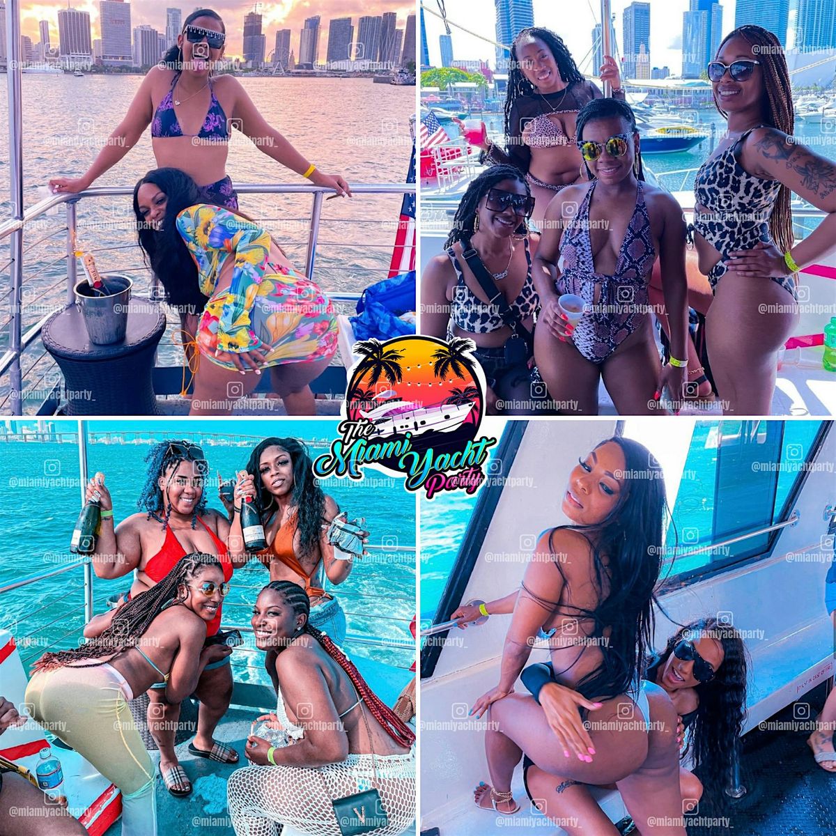 BEST HIP HOP YACHT CRUISE MIAMI +  OPEN BAR