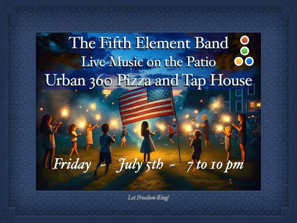 Show your Sparkle! Live Music Tonight with the Fifth Element! 