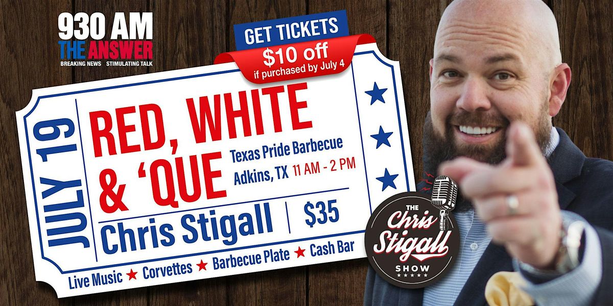 Red, White & 'Que