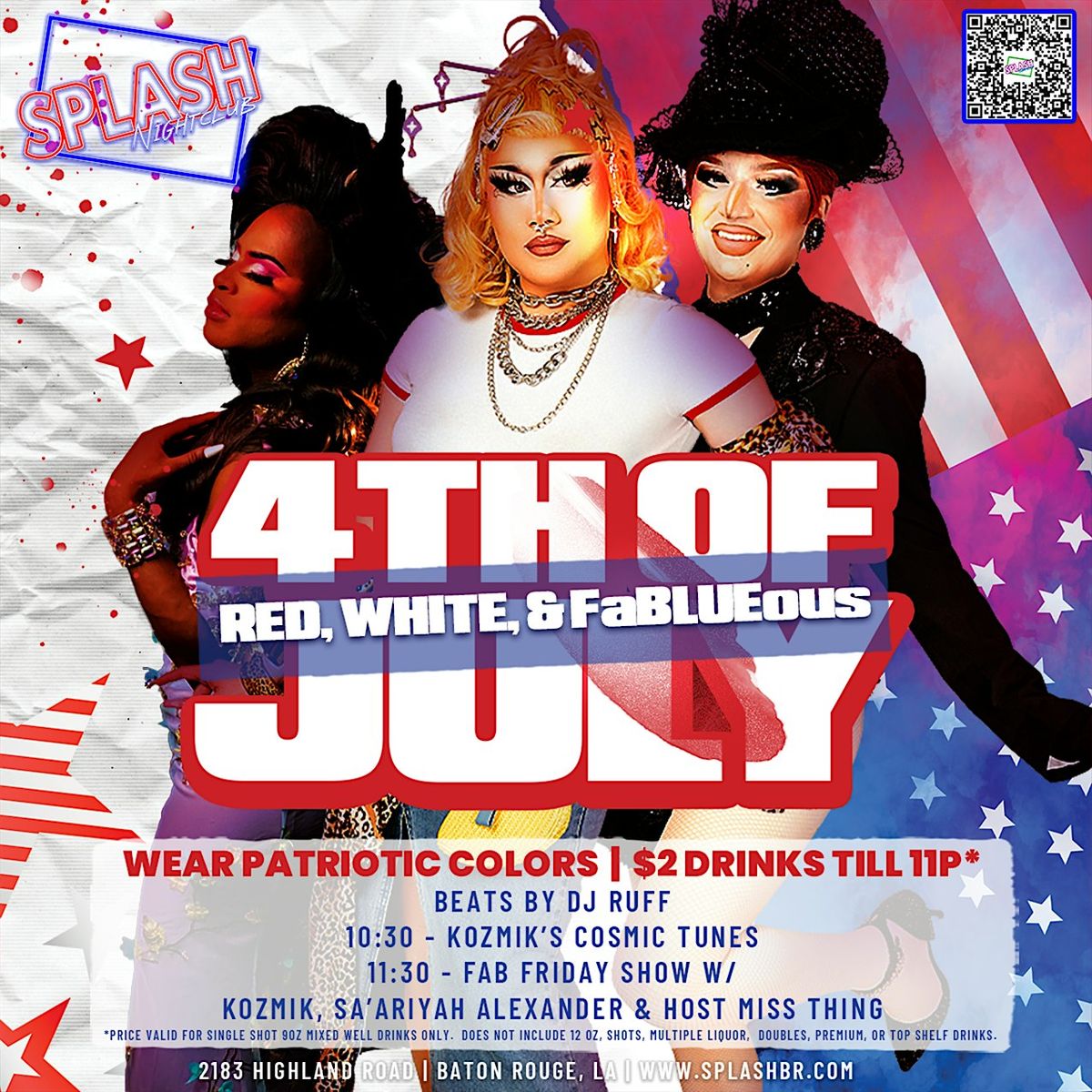 RED, WHITE, & FaBLUEous