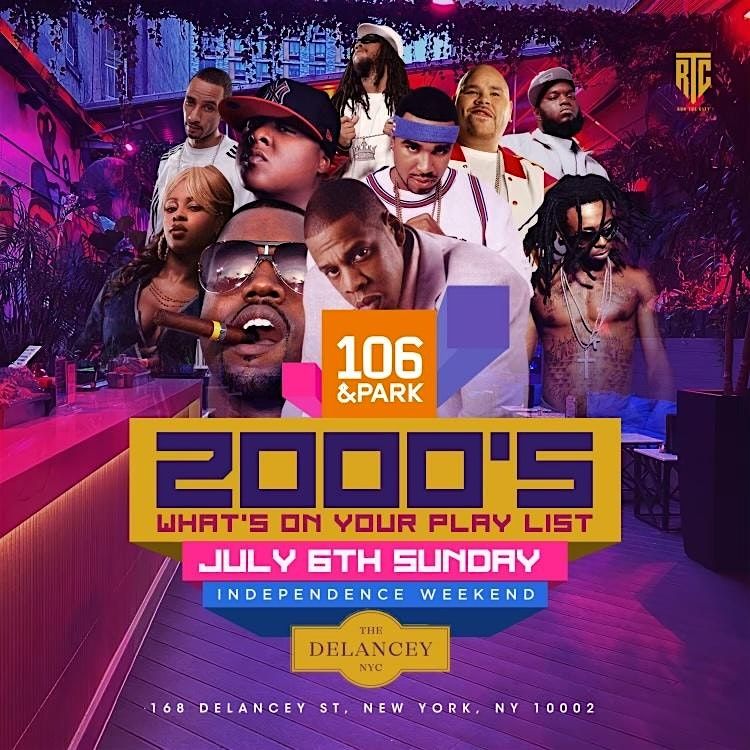 July 4th Weekend 2000s Throwback Rooftop Day Party @ The Delancey