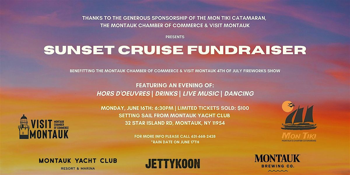 Sunset Cruise Fundraiser