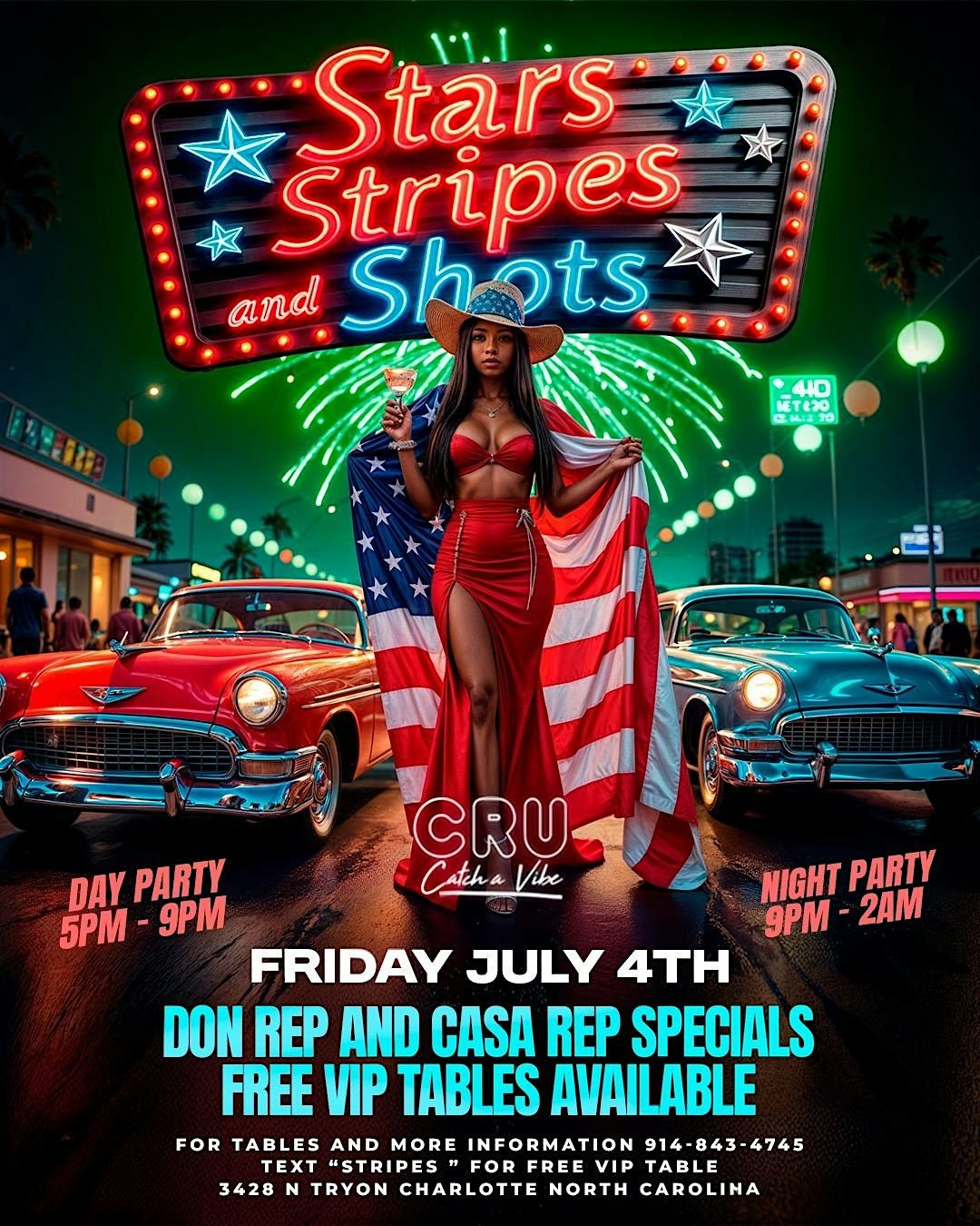 Stars strips and shots! 4th of July ! $5 shots ! $150 bottles