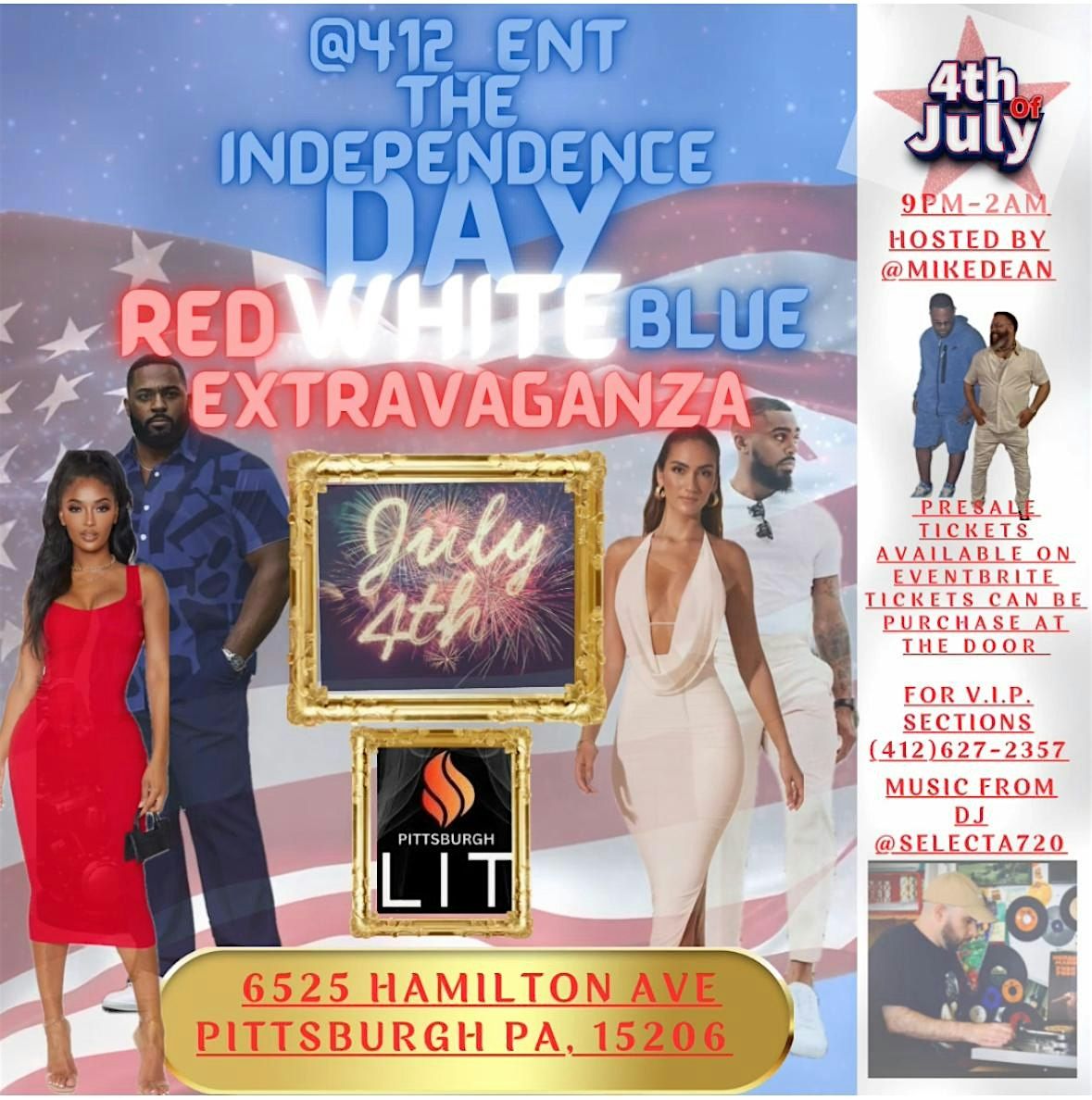 RED WHITE BLUE EXTRAVAGANZA