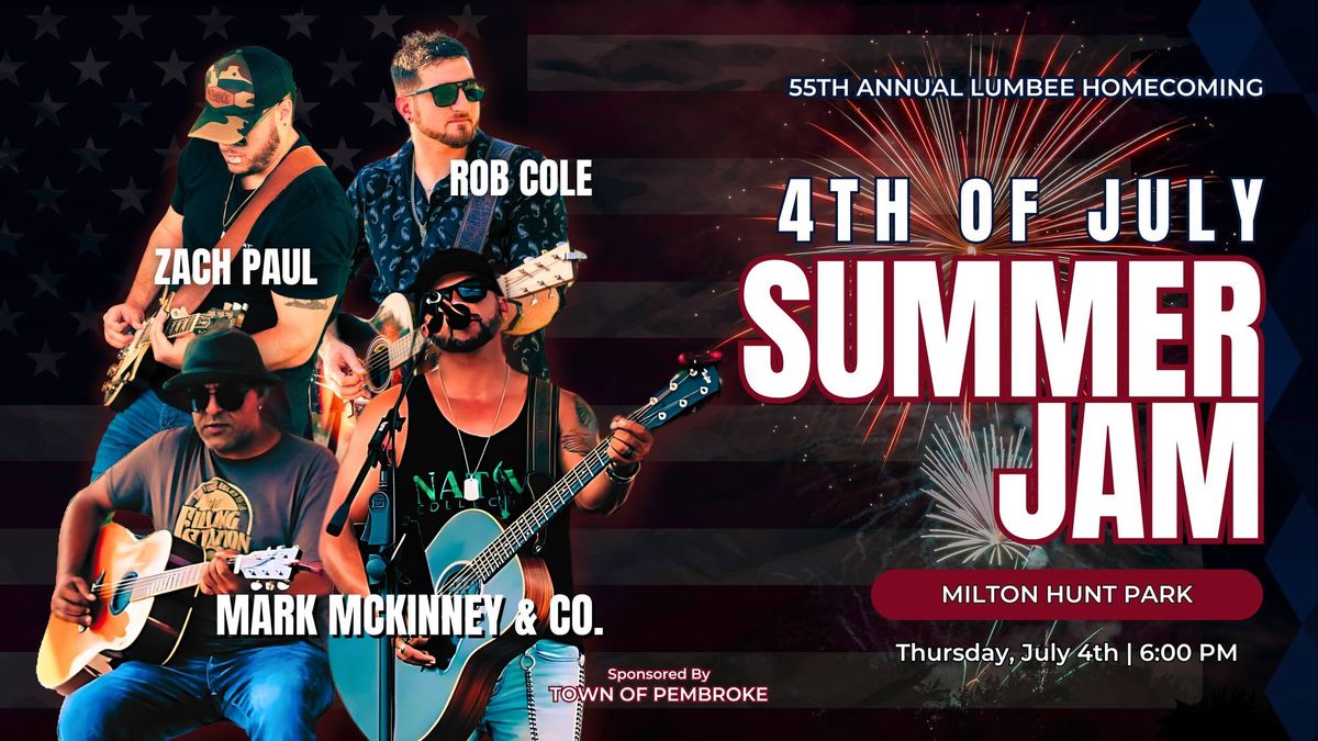 4th of July SUMMER JAM 55th Annual Lumbee Milton R Hunt