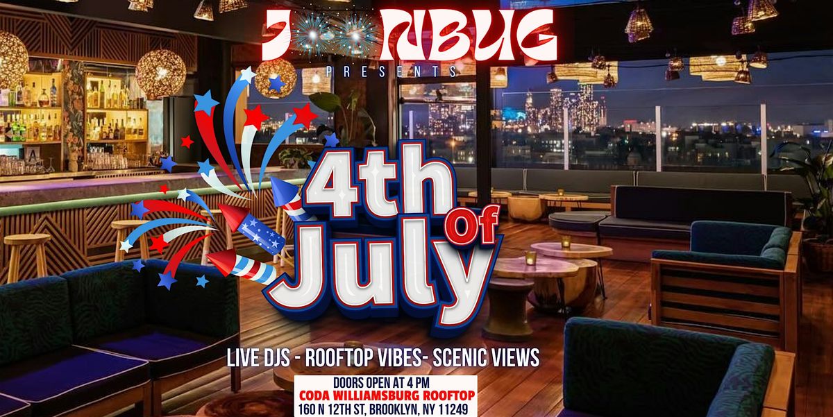 4th of July Rooftop Party at Coda Williamsburg \u2013 Sunset Bash & Fireworks