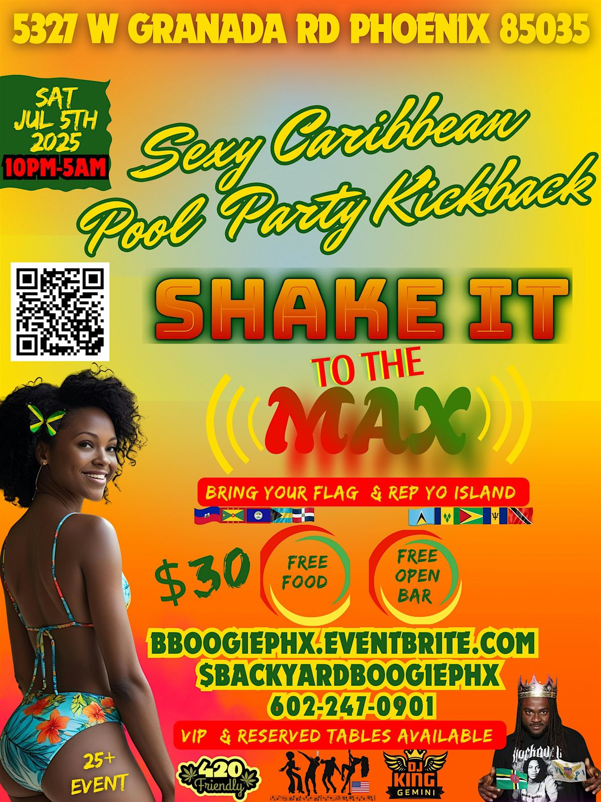 Sexy Caribbean Pool Party Kickback - 25+ Event