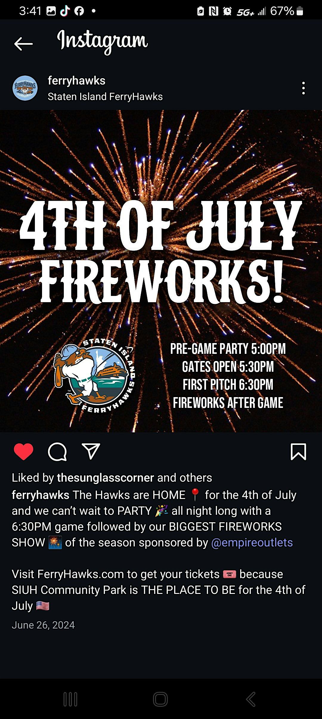 4th of July Fireworks Spectacular