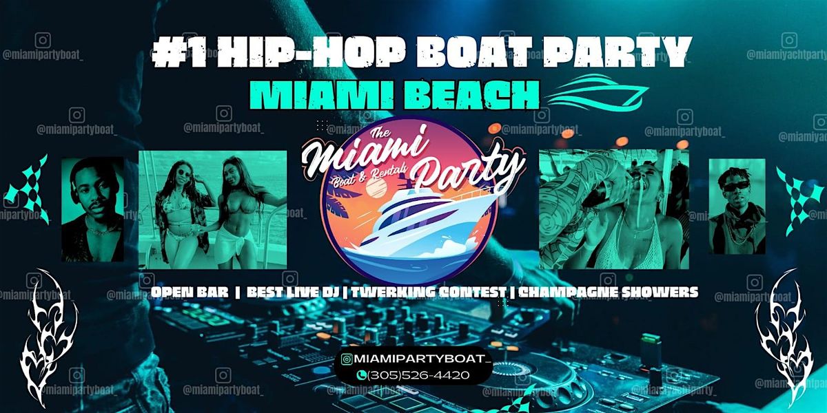 All Inclusive Boat Cruise | BEST HIP HOP HITS  | 3 HRS. OPEN BAR
