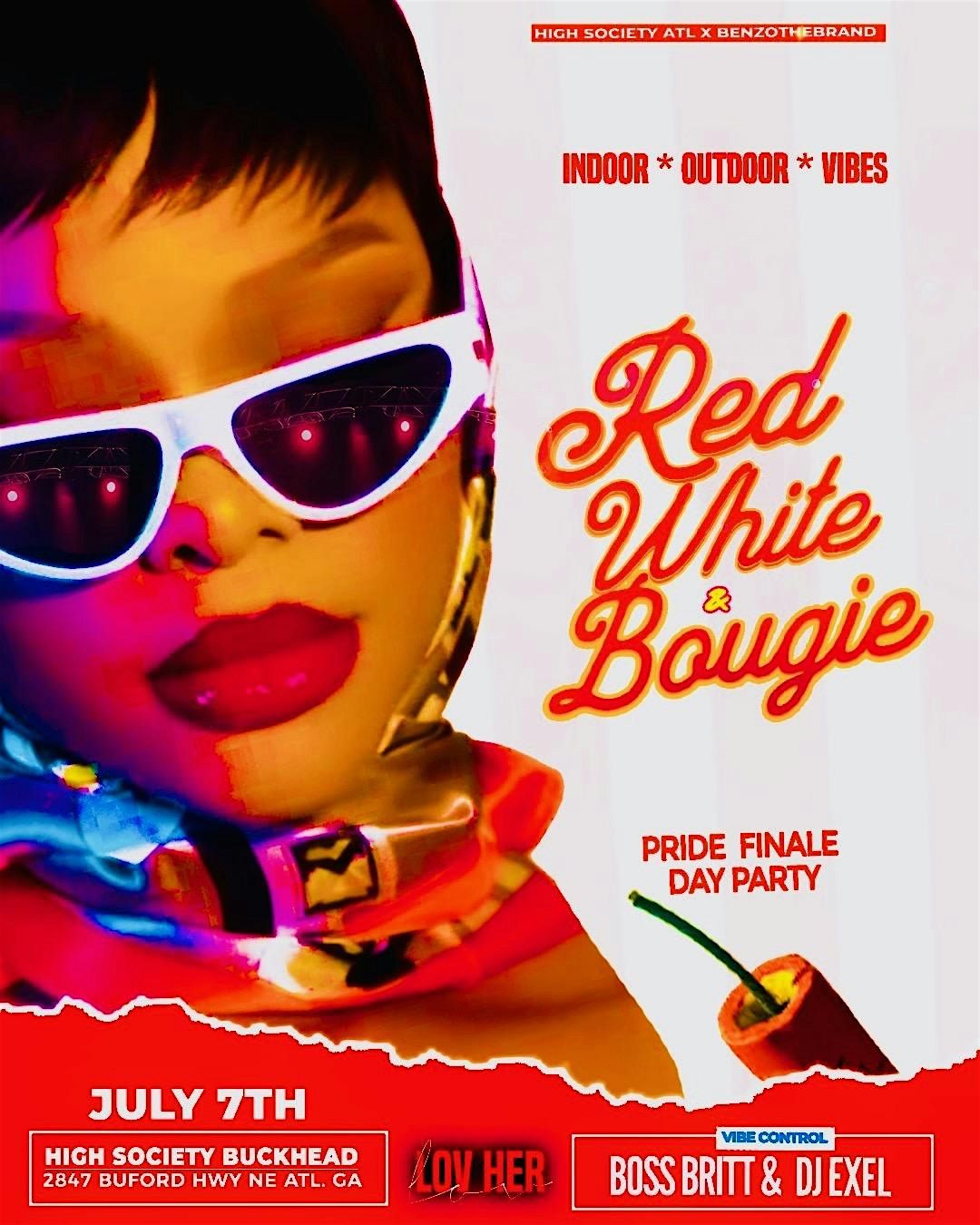 4th of JULY WEEKEND SUNDAY ROOFTOP DAY PARTY- RED, WHITE & BOUGIE