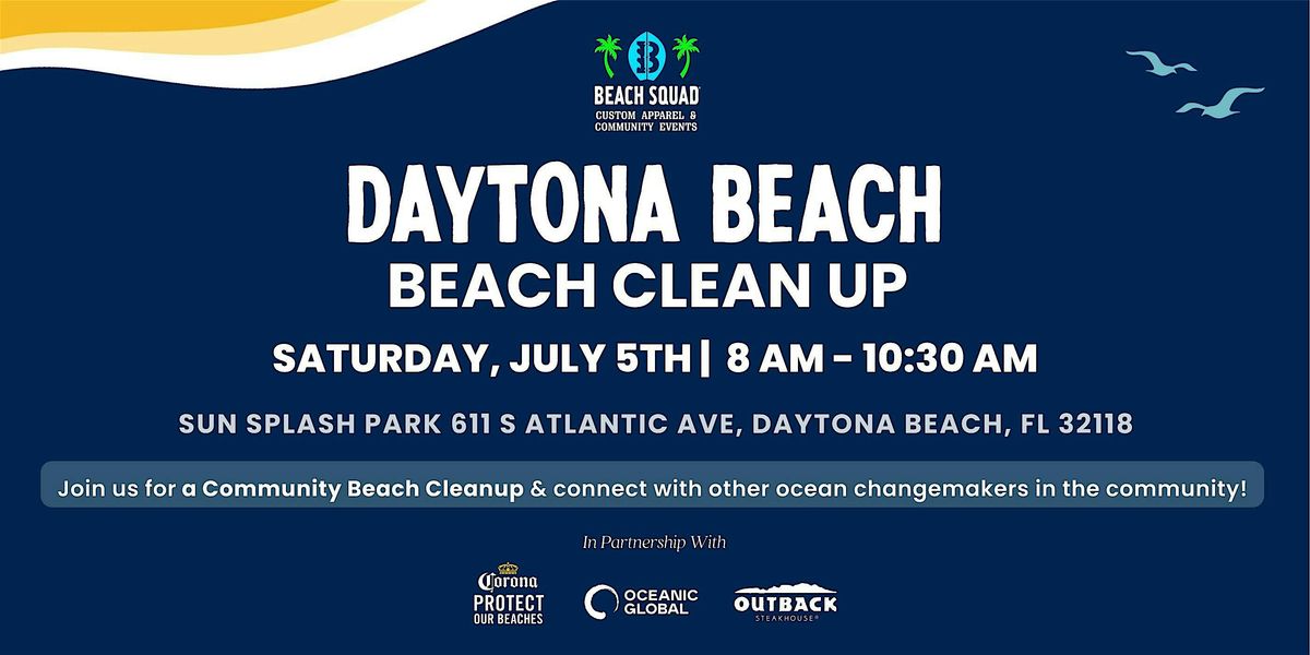 Oceanic Global and Beach Squad Community Clean Up: Daytona Beach