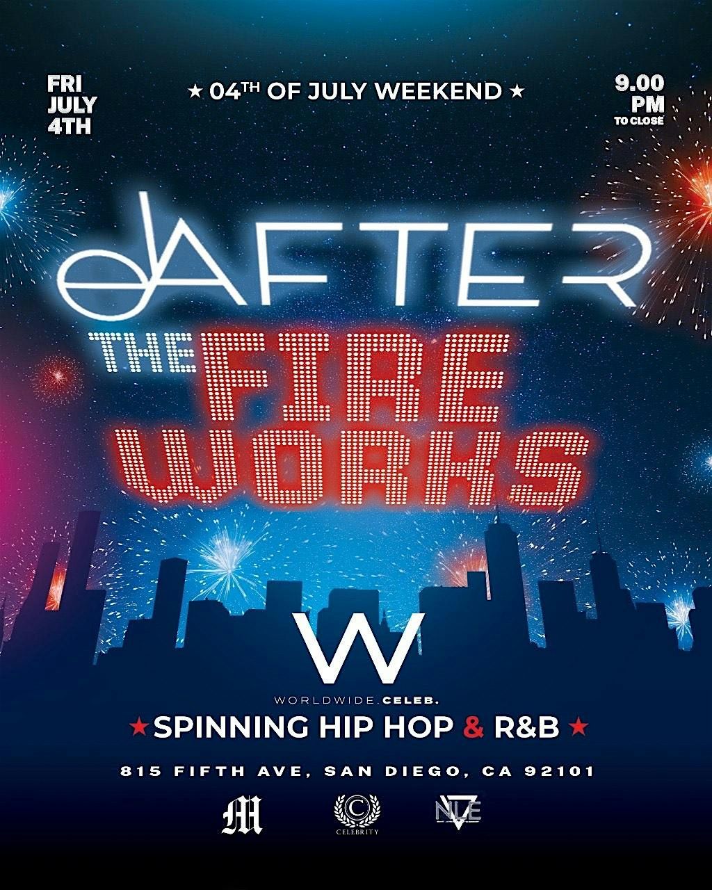 El After the Fireworks: Hip-Hop & R&B with World Wide Celeb