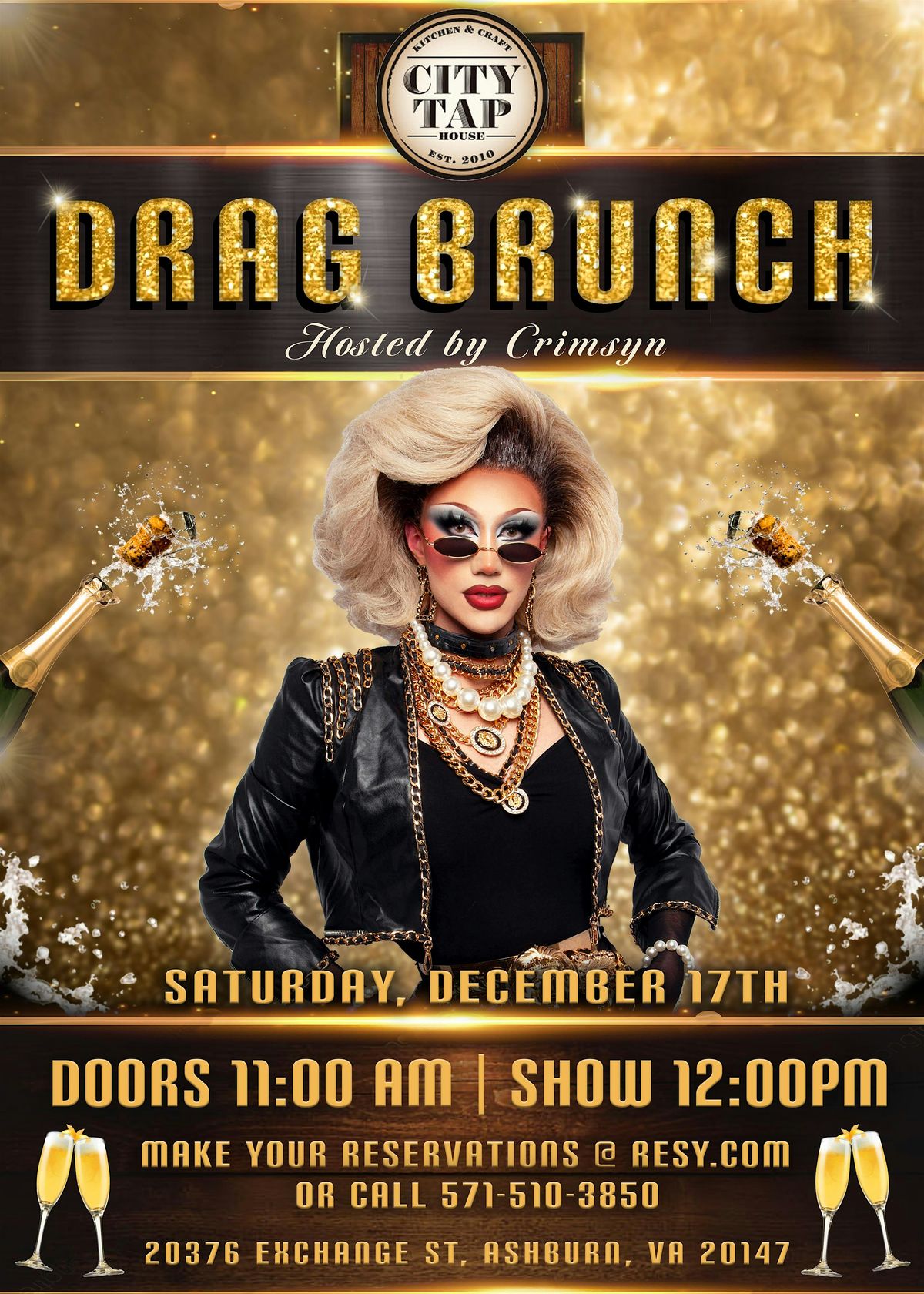 JULY Drag Brunch at City Tap Loudoun