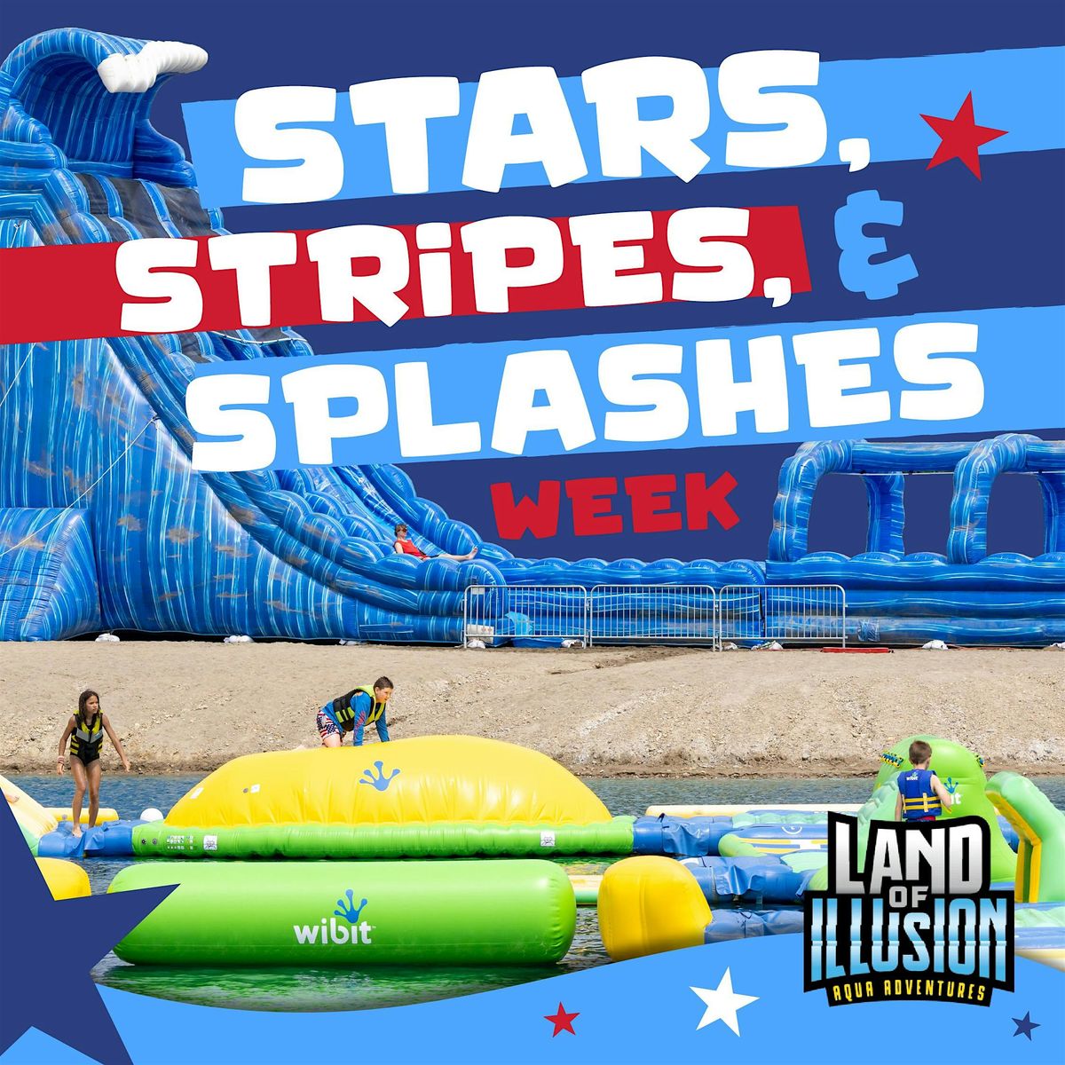 Stars, Stripes, & Splashes Weekend at Aqua Adventures Waterpark (7\/5)
