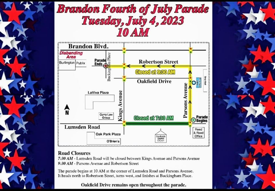 Brandon Area 4th of July Parade O'Briens Irish Pub Brandon, FL