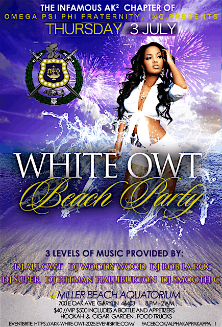 Alpha Kappa Kappa Annual White Owt Beach Party 2025
