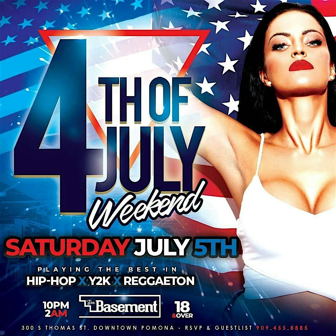 DASH X BASEMENTX NATION REC \u201cRED WHITE & BLUE \u201c 4th Of July Weekend Party !