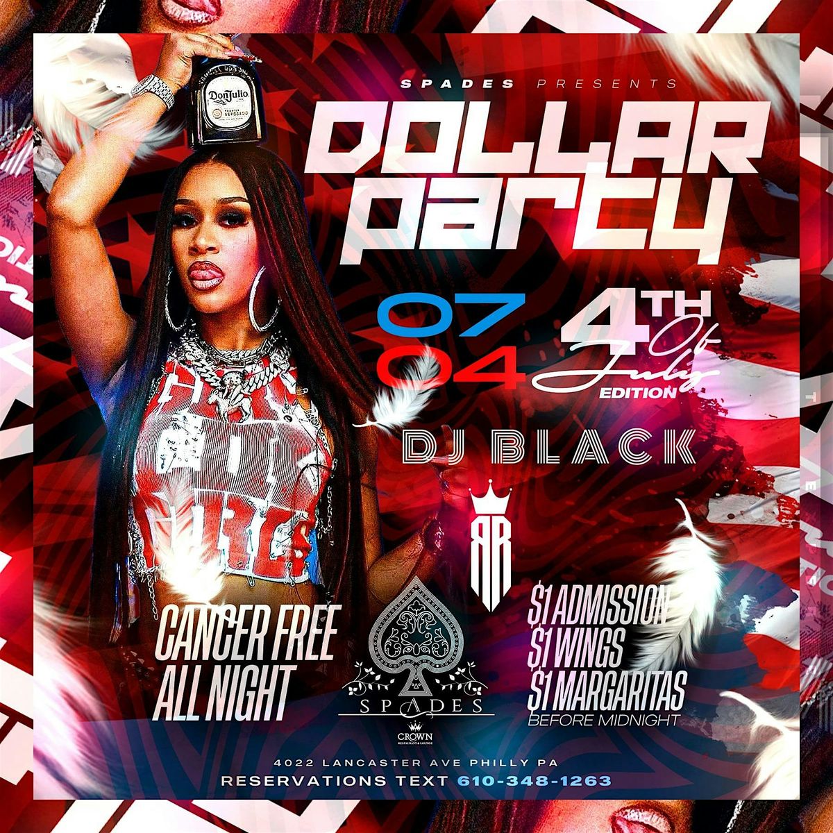 Dollar Party 4th of July Celebration