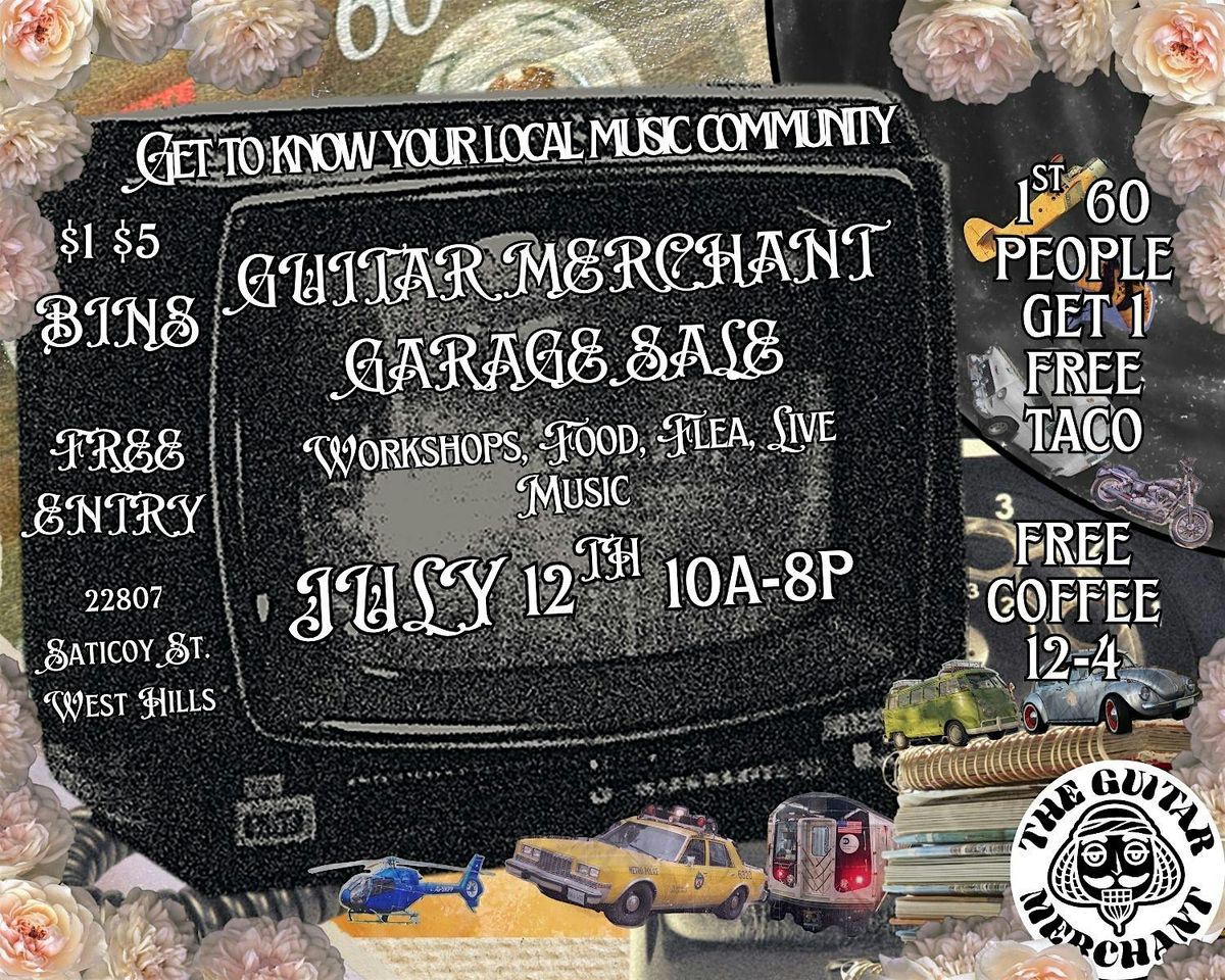 Guitar Merchant Garage Sale