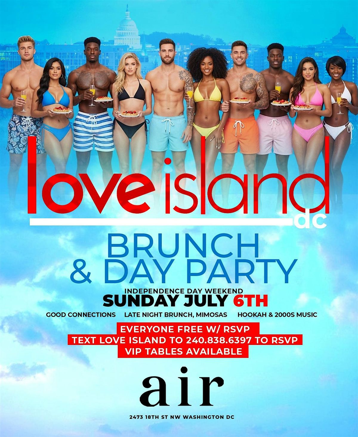 LoveIslandDc: Independence Day Weekend Brunch + Day Party