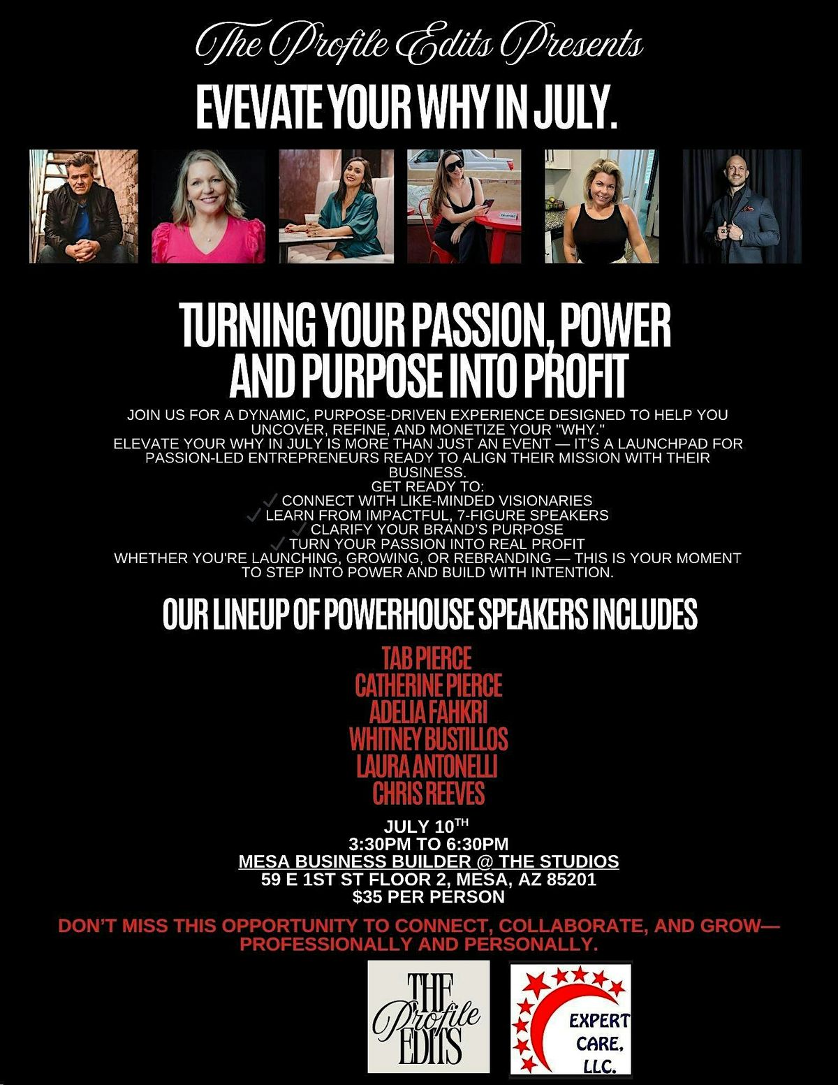 Elevate Your Why in July