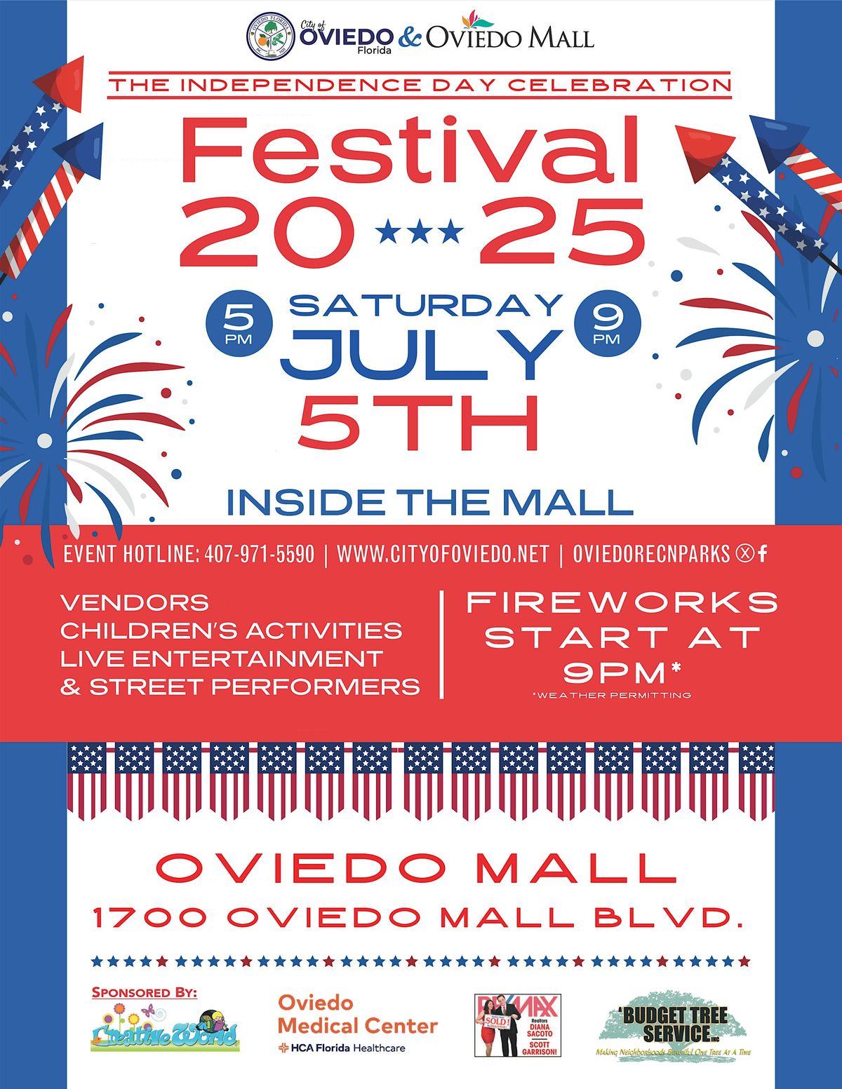 Oviedo's Independence Fireworks Show