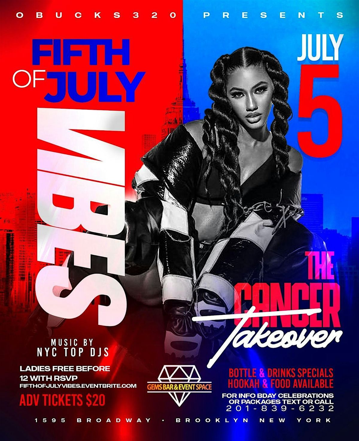 "FIFTH OF JULY VIBES" THE CANCER TAKEOVER
