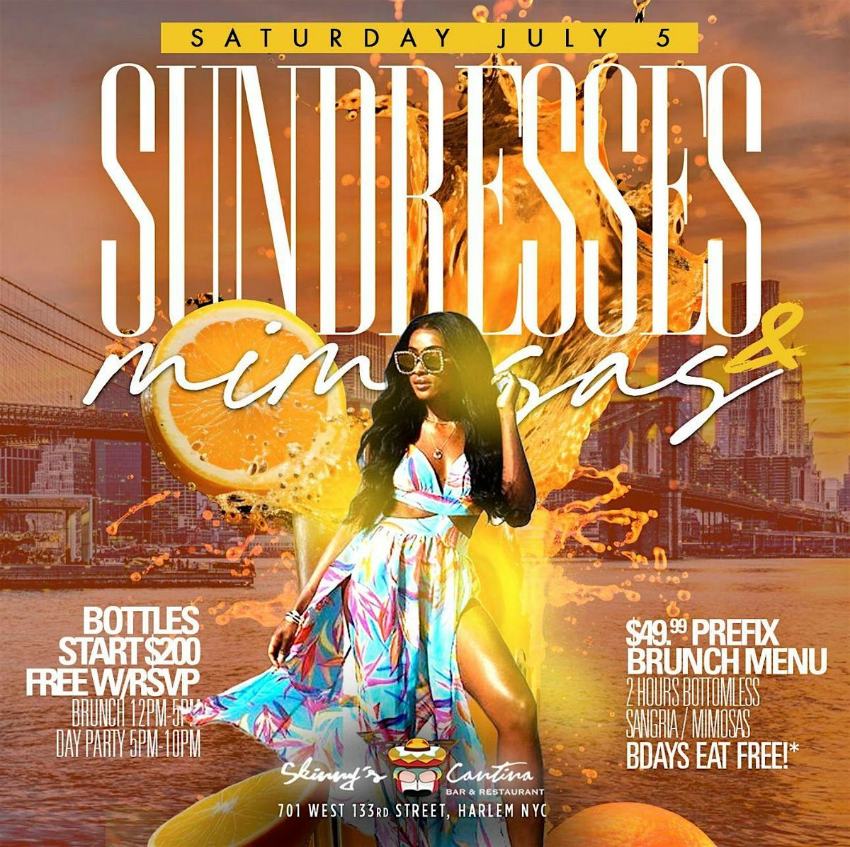 SUNDRESSES & MIMOSAS Brunch & Day Party