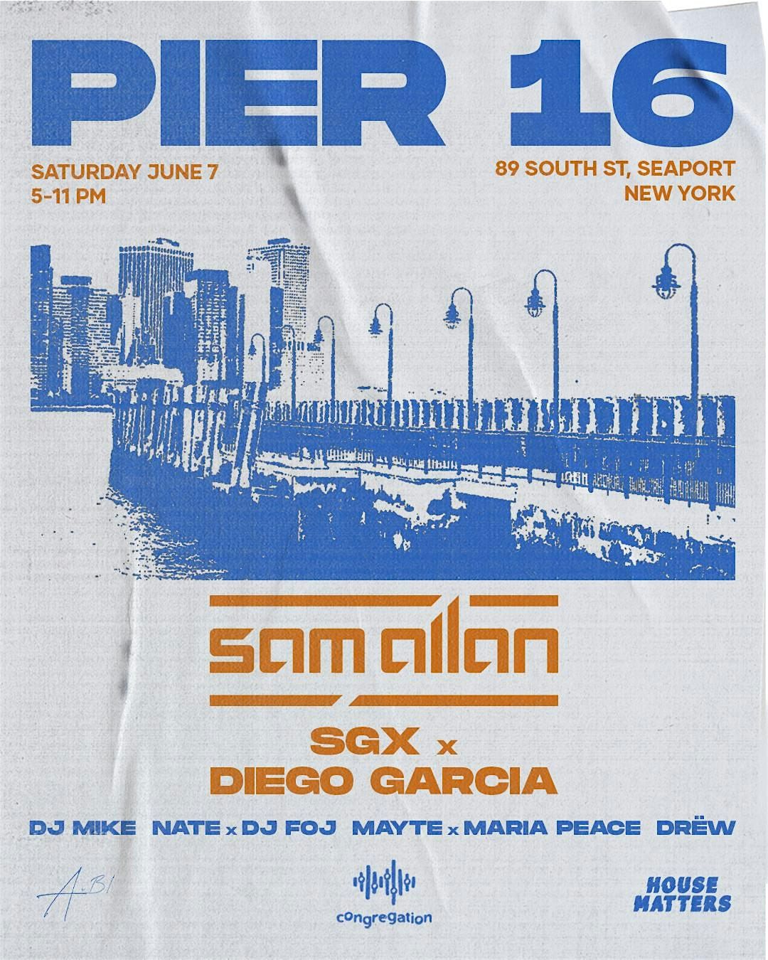 Pier 16 Open Air Party NYC Summer House Music Event Series