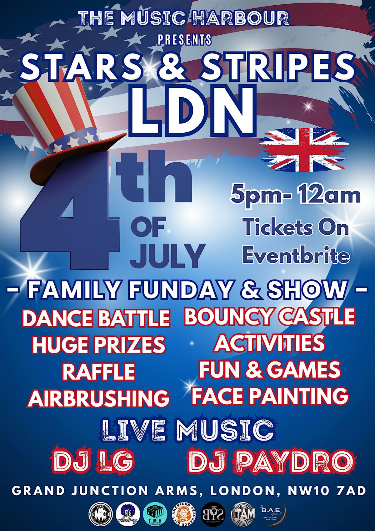 4th of July: Stars & Stripes LDN - Family Funday & Show | Grand ...