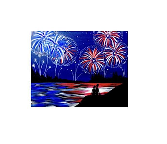 4TH OF JULY - STEP BY STEP PAINT CLASS