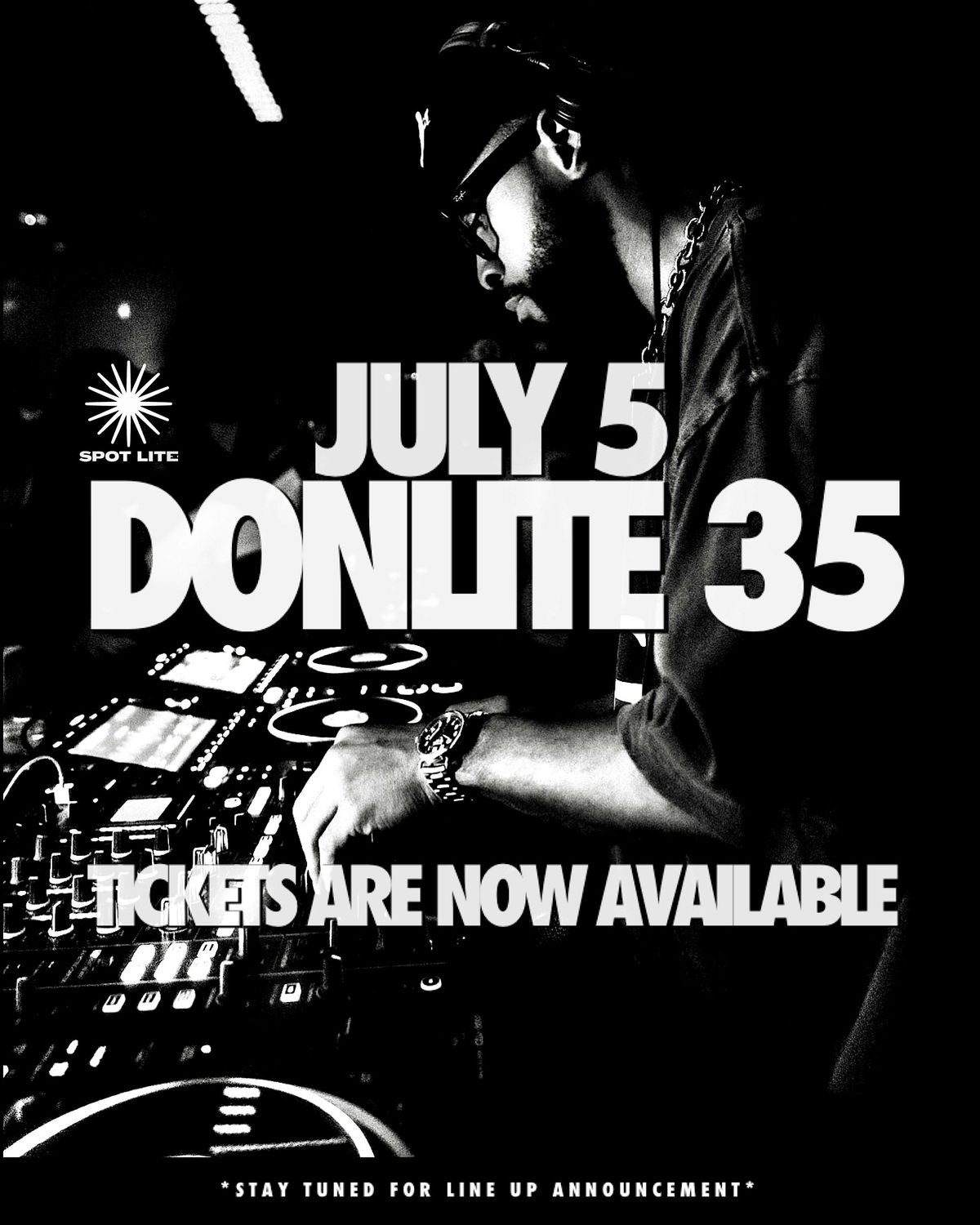DONAVAN GLOVER Presents: DONLITE 35 at SPOTLITE DETROIT