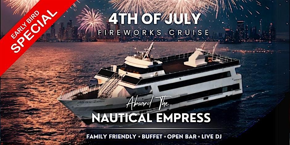 July 4th Fireworks Cruise aboard the Nautical Empress - NYC's #1 Yacht