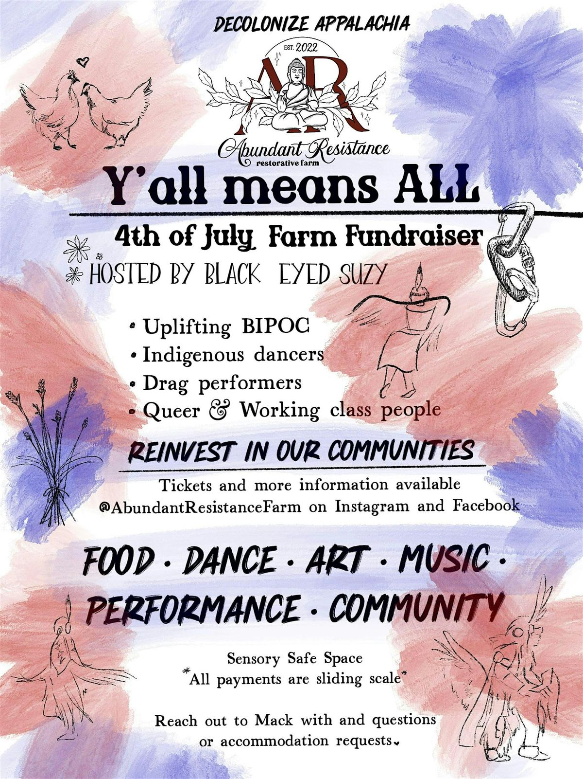 Y\u2019all means all, 4th of July Farm Fundraiser
