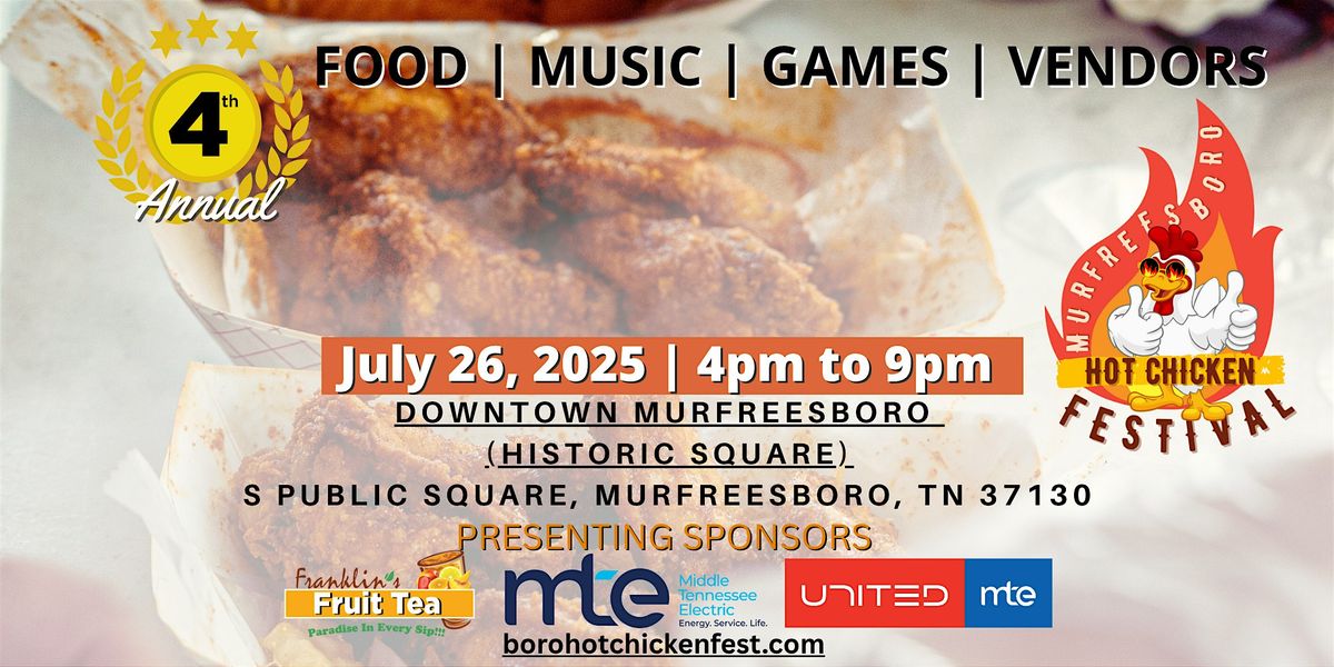 4th Annual Murfreesboro Hot Chicken Festival