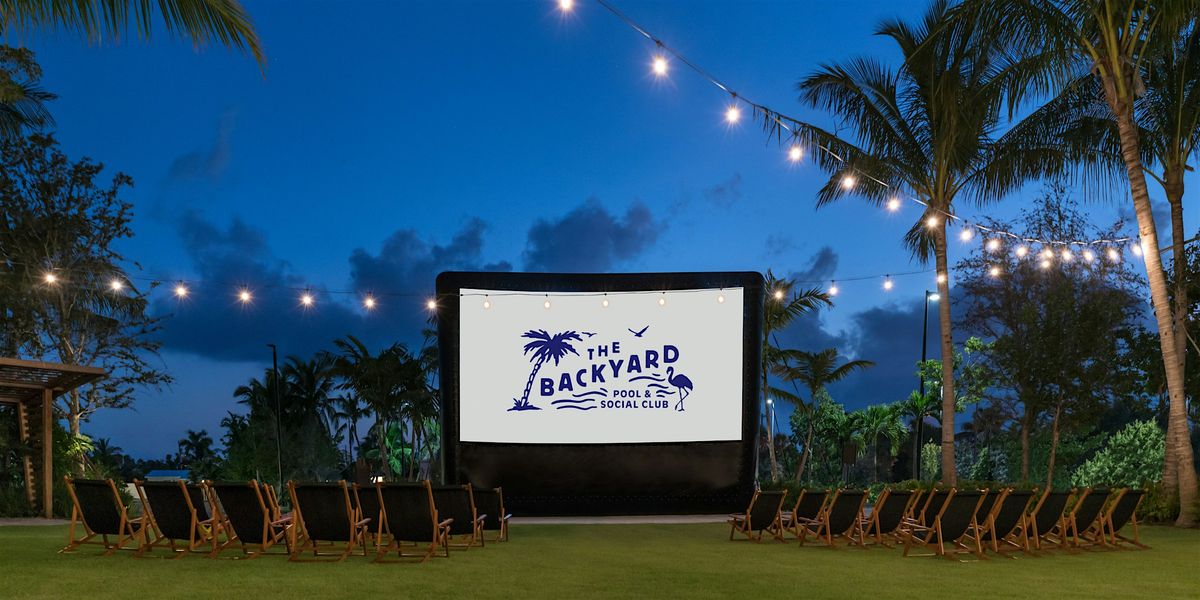 Backyard Dive In Movie Night