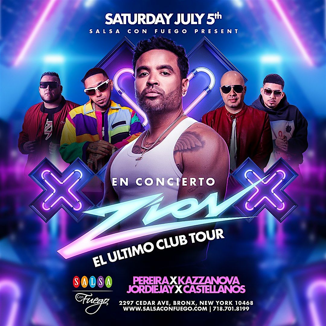 Zion En Concierto July 5th at Salsa Con Fuego
