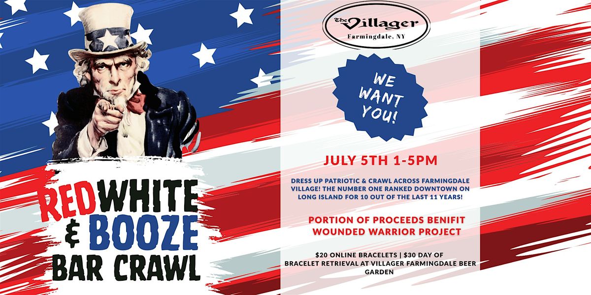 Farmingdale's Red, White & Booze Bar Crawl