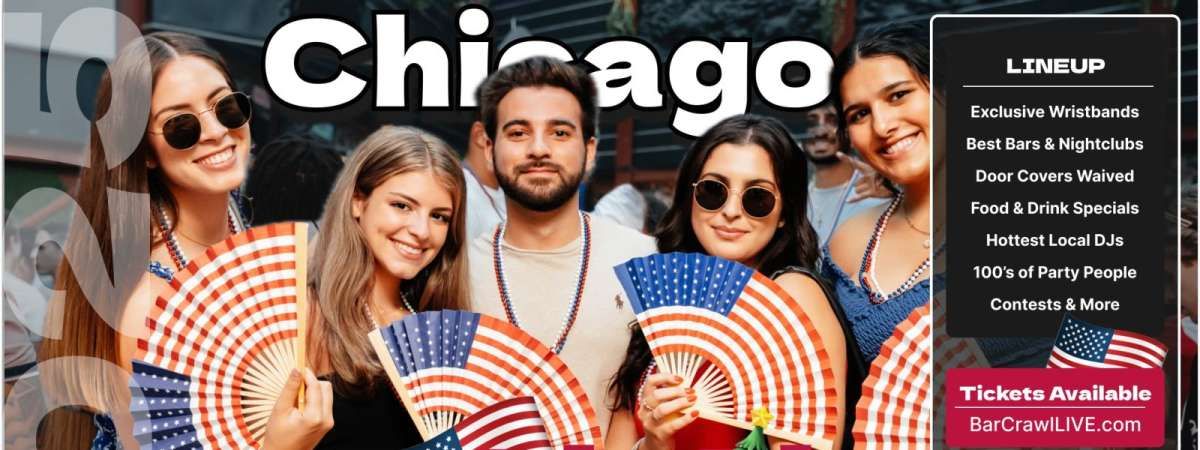 Official July 4th Bar Crawl Chicago Independence Day Bar Crawl LIVE
